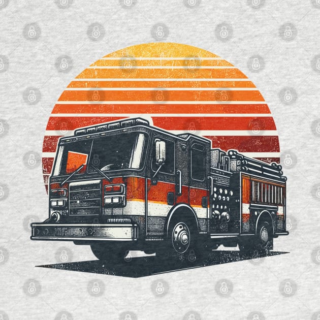 Fire Truck by Vehicles-Art